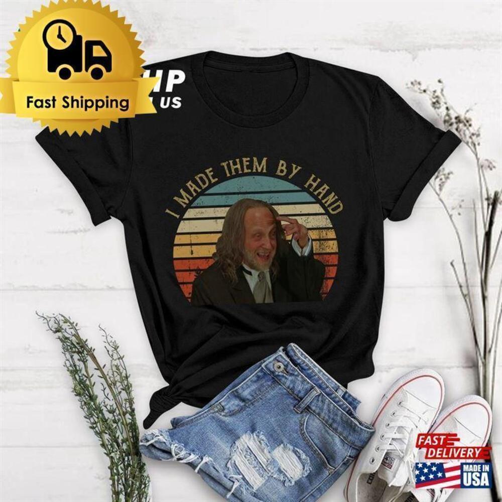 I Made Them By Hand Retro Craft Lover Graphic Unisex T-Shirt